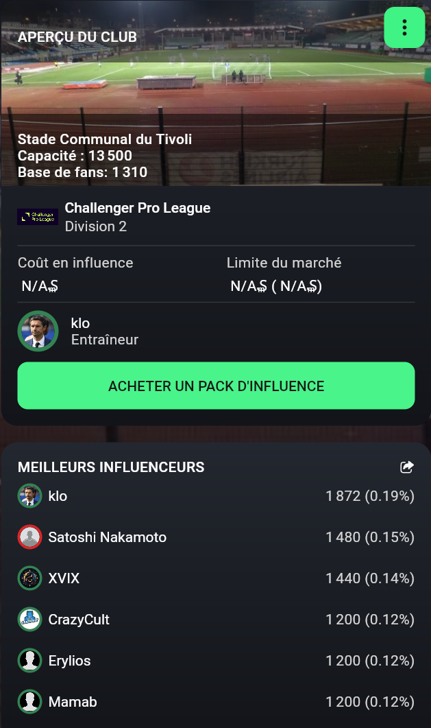 Coach Interface